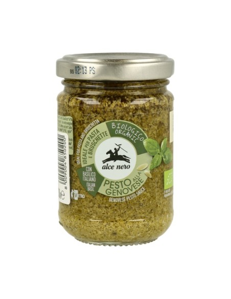 Pesto Genovés con Albahaca 130 g Alce Nero