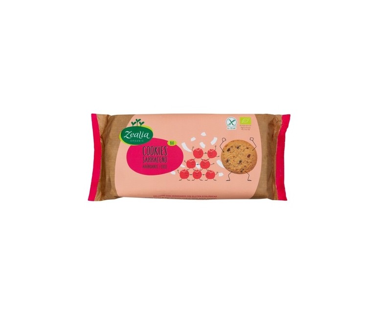 Cookies sarraceno arándanos y coco Bio 130 g (Arándanos - Coco) Zealia