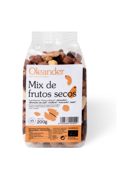 Mix de frutos secos bio 200 g Oleander