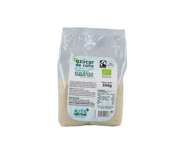 Azúcar De Caña Golden Light Bio 500 g Alternativa3