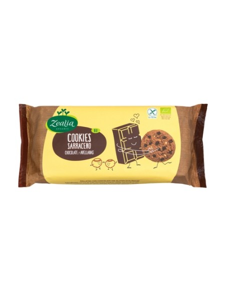 Cookies sarraceno chocolate y avellanas Bio 130 g (Avellana - Chocolate) Zealia