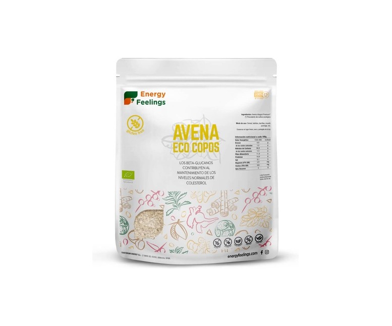 Avena premium copos finos Eco 1 kg Energy Feelings