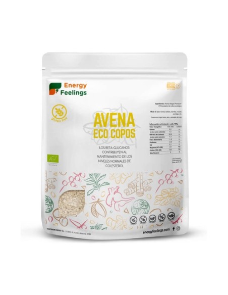 Avena premium copos finos Eco 1 kg Energy Feelings