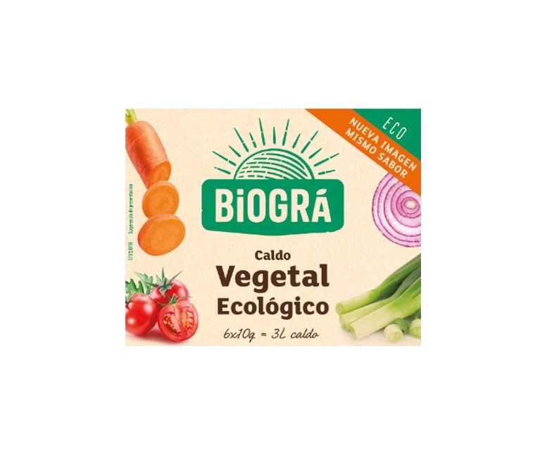 Caldo Vegetal Bio 60 g Biográ
