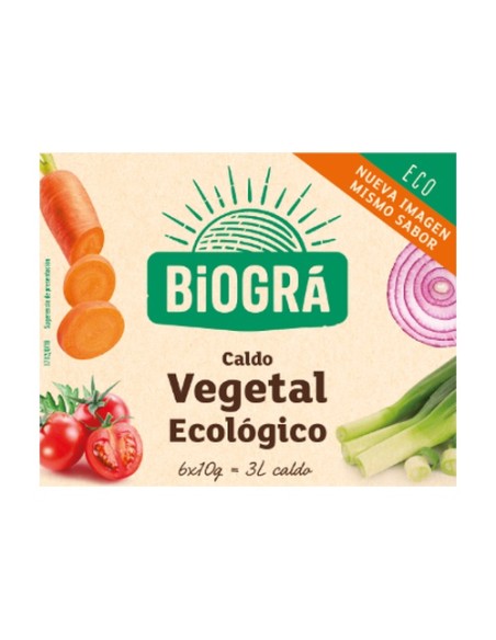 Caldo Vegetal Bio 60 g Biográ