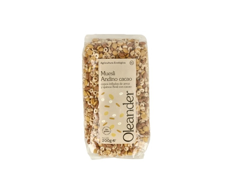 Muesli andino cacao bio 200 g Oleander