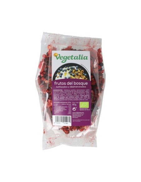 Mix frutos rojos liofilizados y deshidratados 80 g Vegetalia