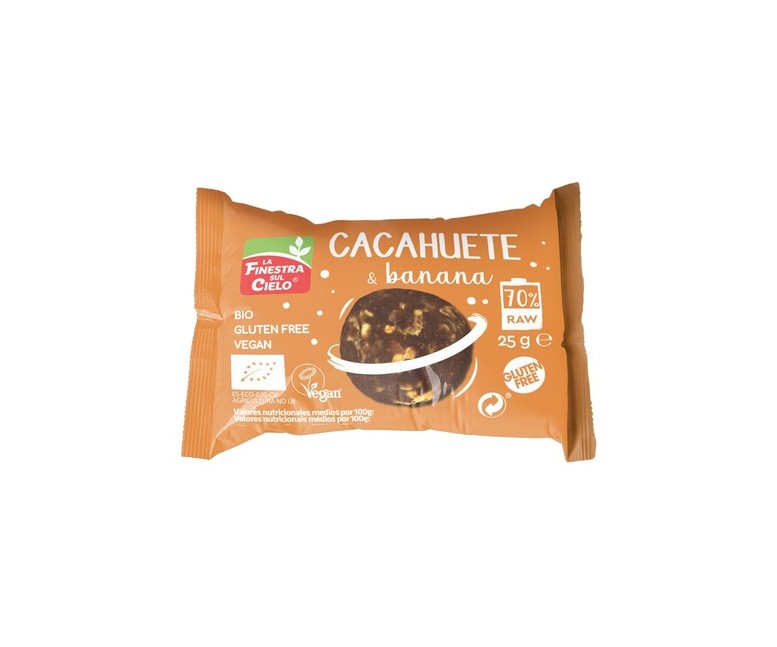 Energy ball cacahuete y plátano 25 g La Finestra sul Cielo