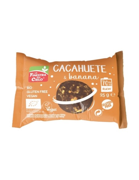 Energy ball cacahuete y plátano 25 g La Finestra sul Cielo
