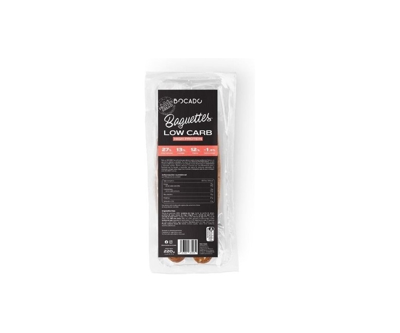 Baguette proteico bajo en carbohidratos 220 g Bocado