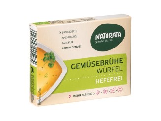 Caldo Vegetal en Cubitos Sin Levadura