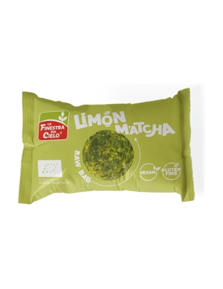 Energy ball matcha y limón Bio sin gluten 25 g La Finestra sul Cielo