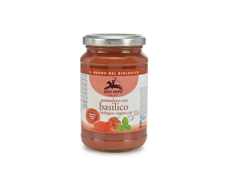 Salsa de Tomate con Albahaca 350 g Alce Nero