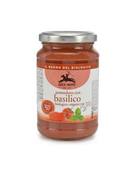 Salsa de Tomate con Albahaca 350 g Alce Nero