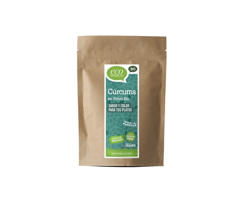 Cúrcuma en polvo bio 200 g Ecobasics