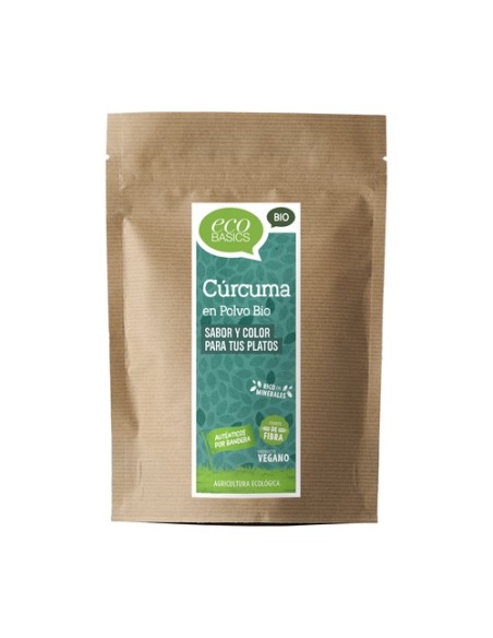 Cúrcuma en polvo bio 200 g Ecobasics
