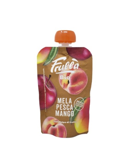 Puré de manzana, melocotón y mango 100 g Natura Nuova