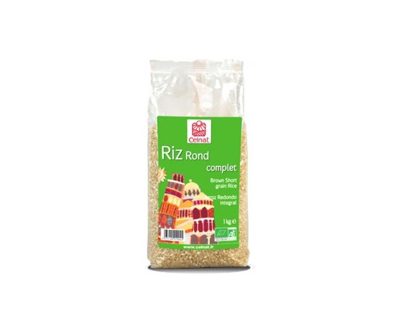 Arroz Integral Redondo 1 kg Celnat