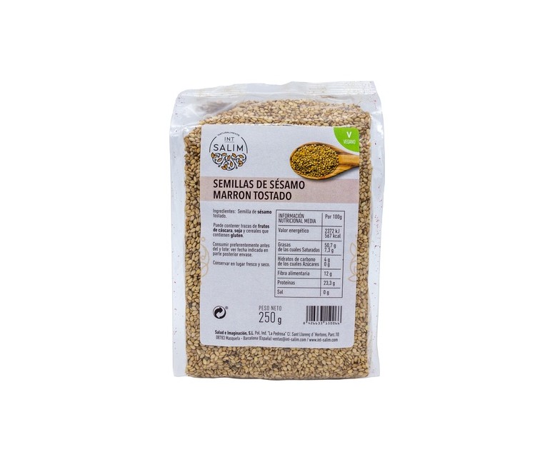 Semillas de Sésamo Tostado 250 g Int-Salim