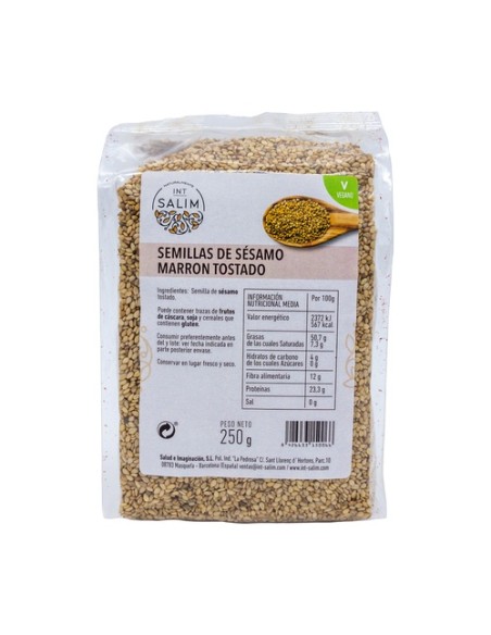 Semillas de Sésamo Tostado 250 g Int-Salim