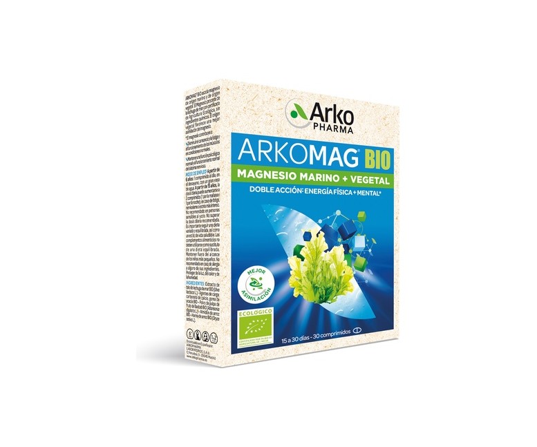Arkovital Doble Magnesio Bio 30 comprimidos Arkopharma