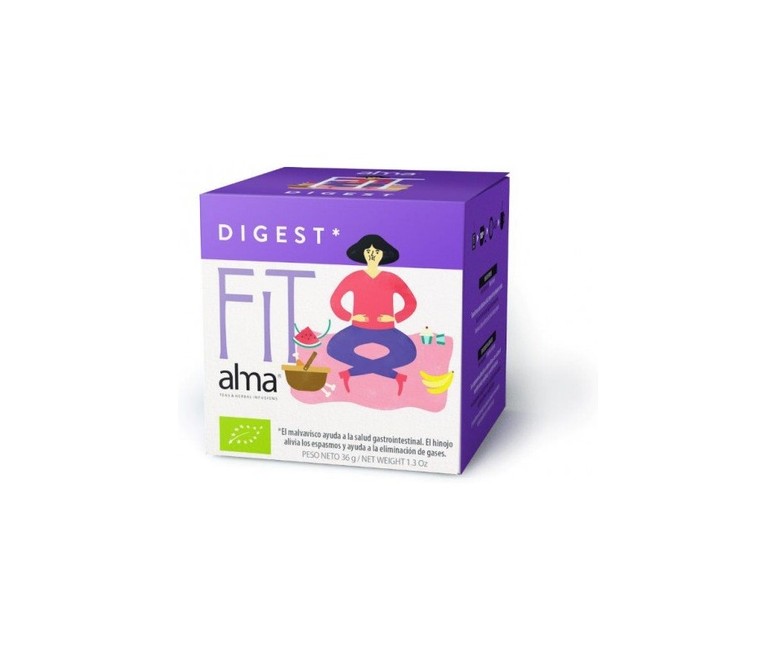 Alma Fit digest infusiones eco vegan 12 bolsitas infusoras Alma Home