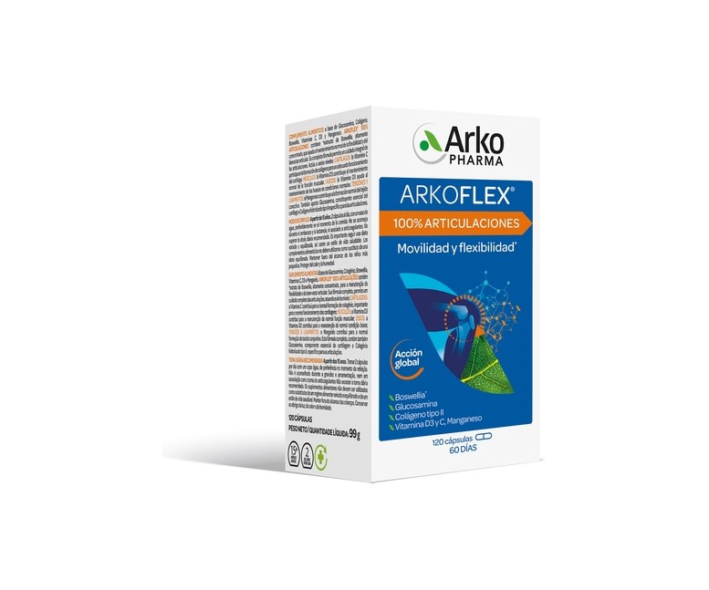 Arkoflex 100% articulaciones 120 cápsulas Arkopharma
