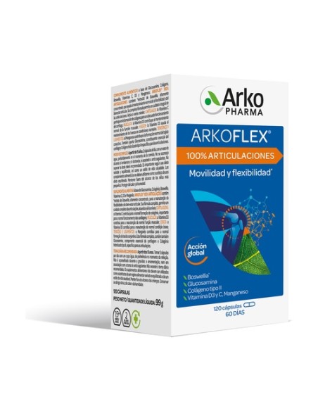 Arkoflex 100% articulaciones 120 cápsulas Arkopharma