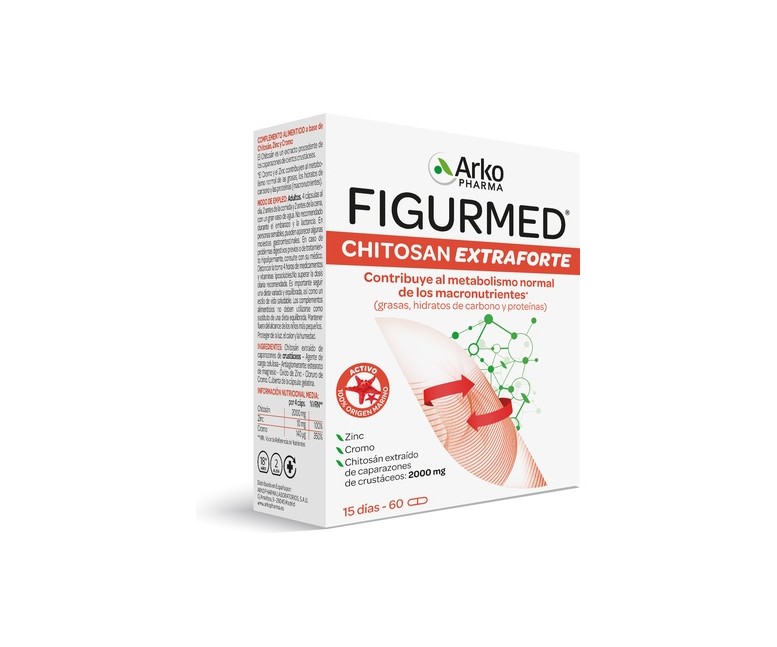 Figurmed Chitosán Extra Forte 60 cápsulas Arkopharma