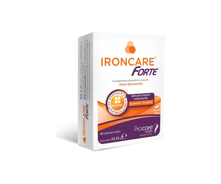 Ironcare forte 30 cápsulas Procare Health