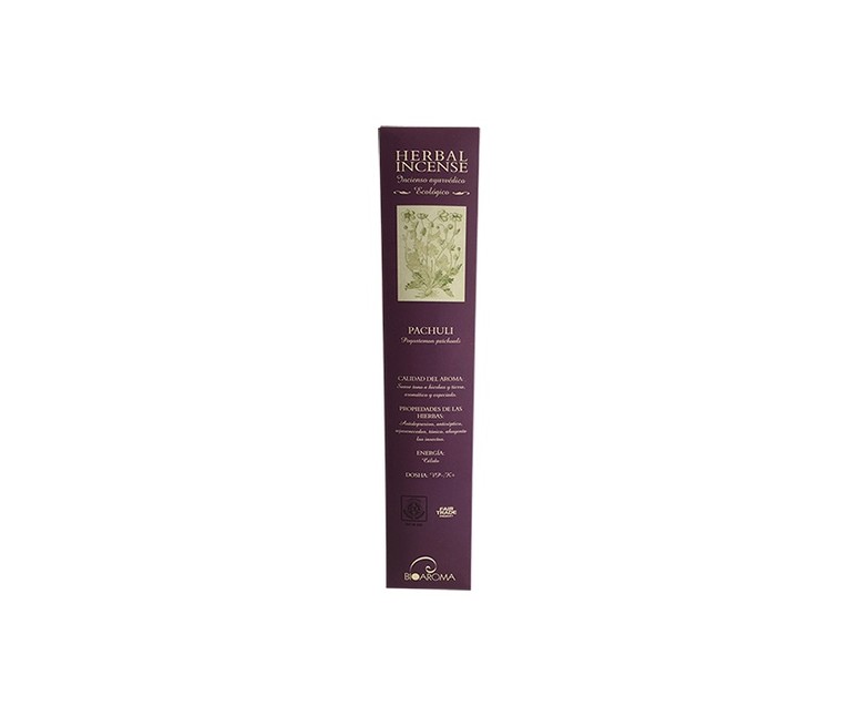 Pack Incienso Pachulí 12 sticks BioAroma
