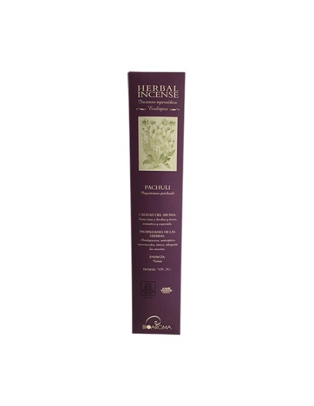 Pack Incienso Pachulí 12 sticks BioAroma