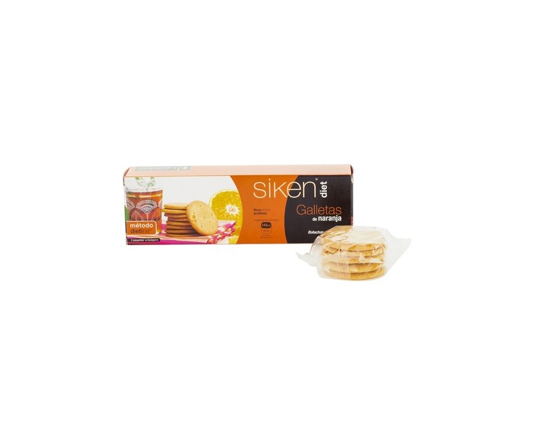 Galletas de Naranja Hiperproteicas 112,5 g Siken