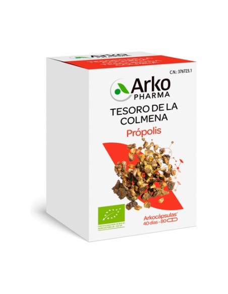 Arkocápsulas Própolis 80 cápsulas Arkopharma