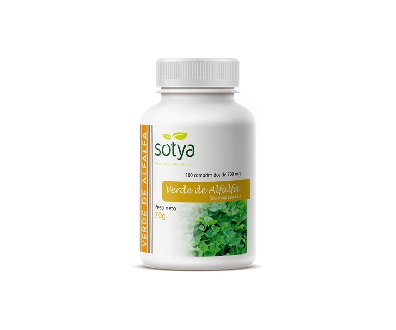 Alfalfa 100 comprimidos de 700mg Sotya