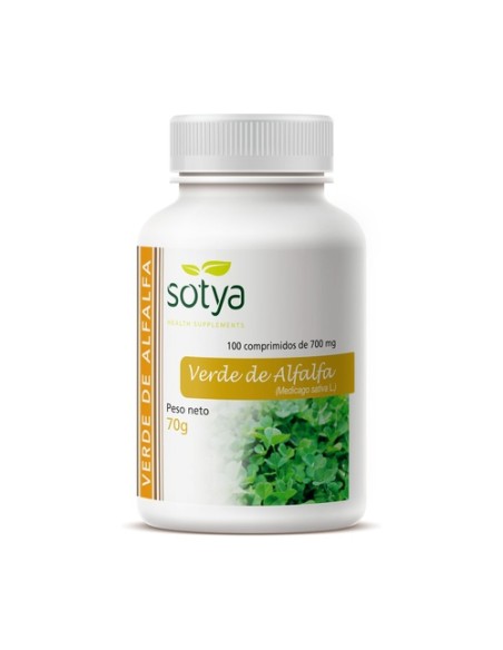 Alfalfa 100 comprimidos de 700mg Sotya
