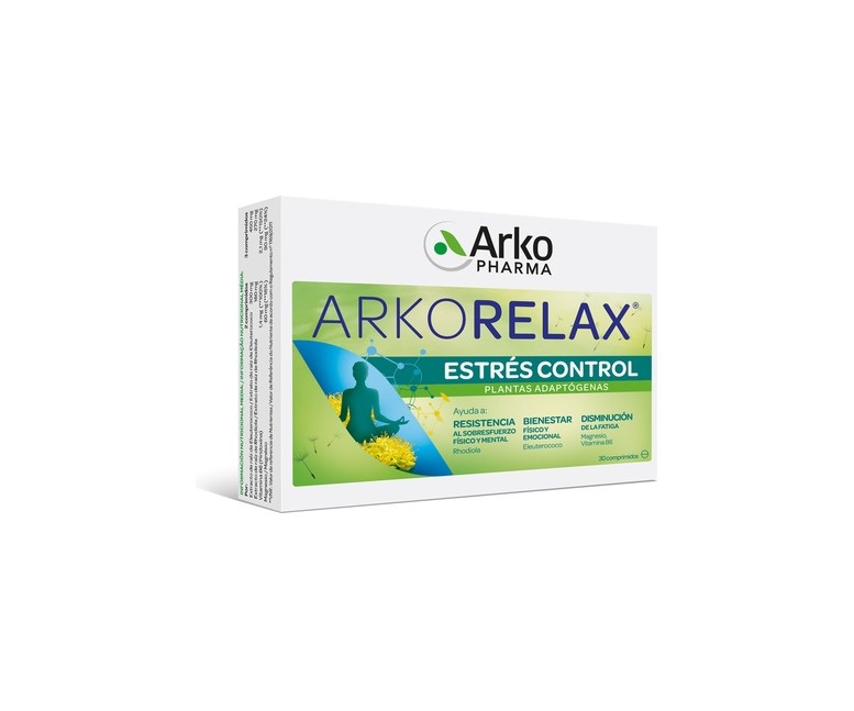 Arkorelax® Estrés Control 30 comprimidos Arkopharma
