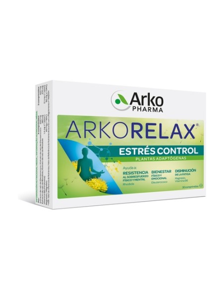 Arkorelax® Estrés Control 30 comprimidos Arkopharma
