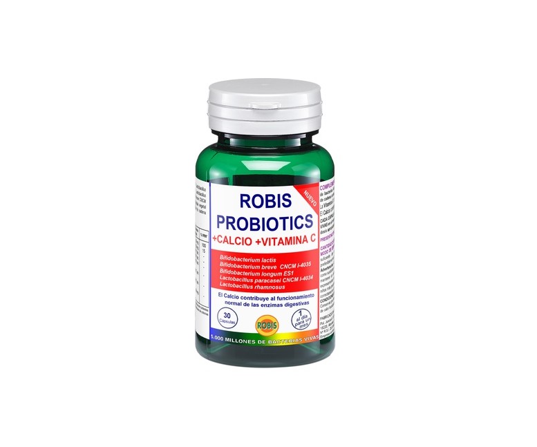 Robis Probiotics +Calcio+Vit. C 30 cápsulas Robis