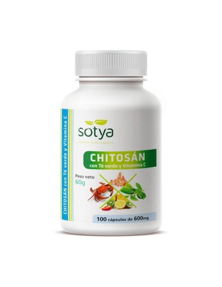 Chitosan y Té Verde 100 cápsulas Sotya