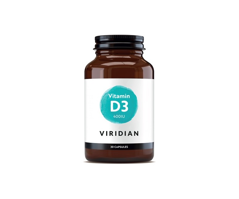 Vitamina D3 400UI 30 cápsulas Viridian