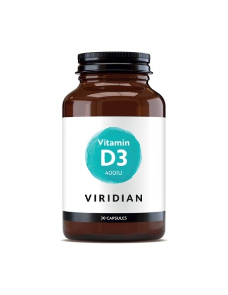Vitamina D3 400UI 30 cápsulas Viridian