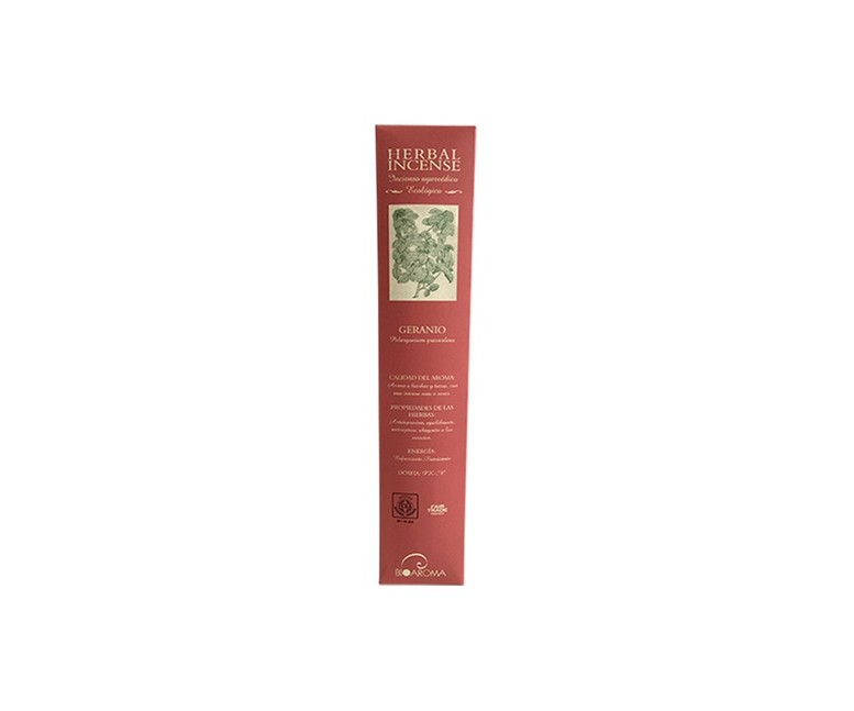 Pack Incienso de geranio 12 sticks BioAroma