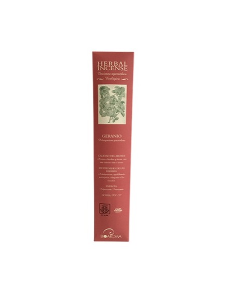 Pack Incienso de geranio 12 sticks BioAroma