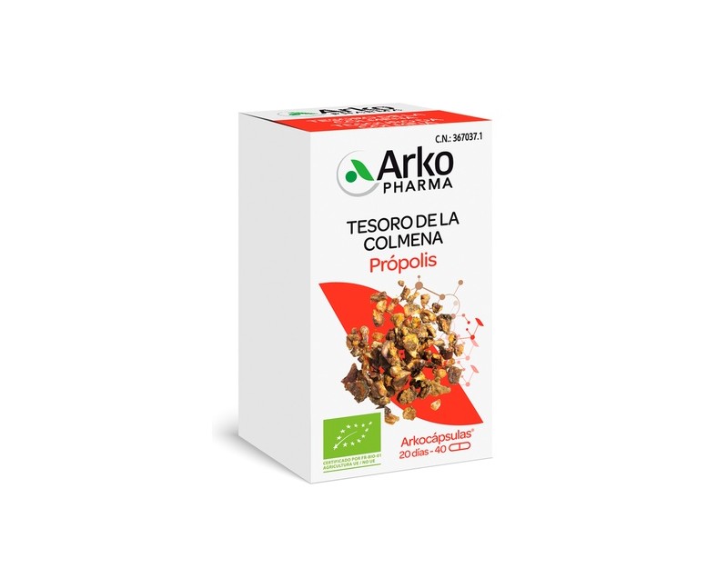 Arkocápsulas Própolis BIO 40 cápsulas Arkopharma