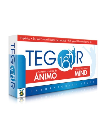 Tegor 18+ Ánimo 40 cápsulas Tegor