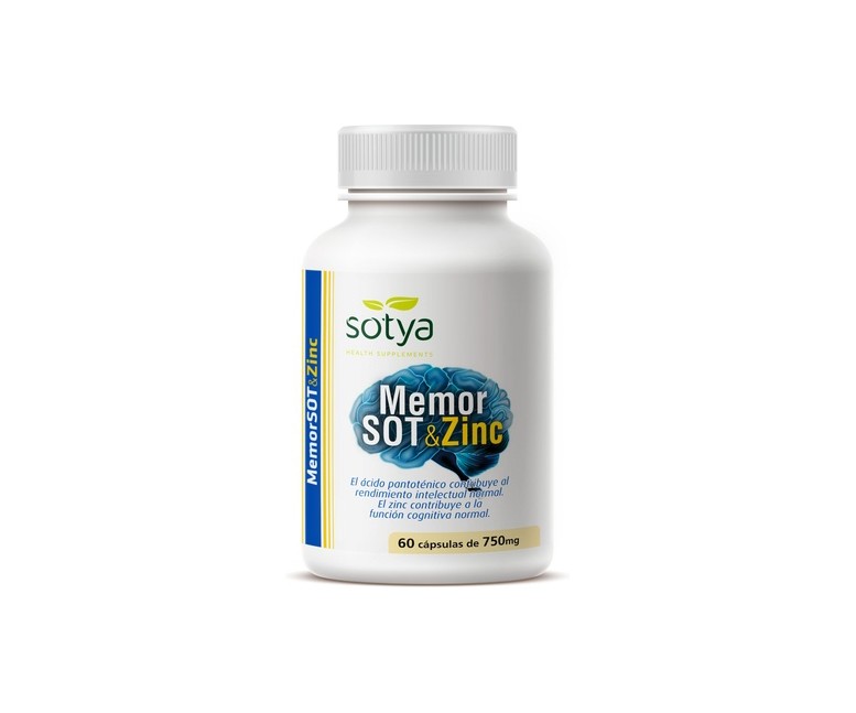 Memor Plus 60 cápsulas de 750mg Sotya