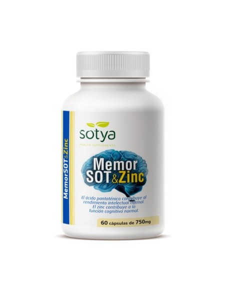 Memor Plus 60 cápsulas de 750mg Sotya