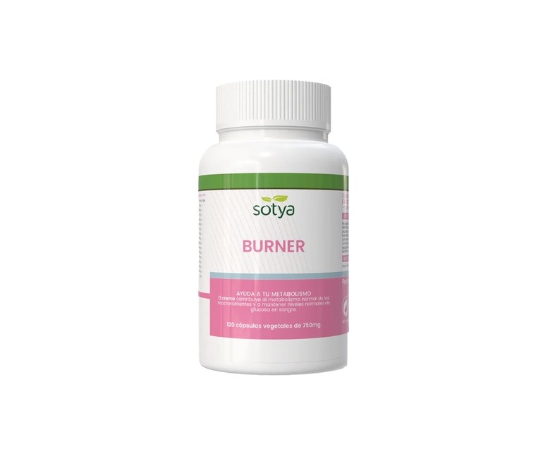 Burner (Garcinia, Mango, Té Verde, Acai, Cromo) 120 cápsulas Sotya