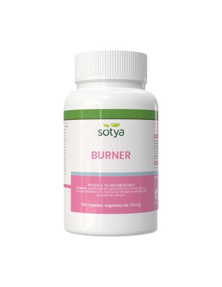 Burner (Garcinia, Mango, Té Verde, Acai, Cromo) 120 cápsulas Sotya